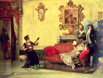 The Concert by Vincente Gonzalez Palmaroli